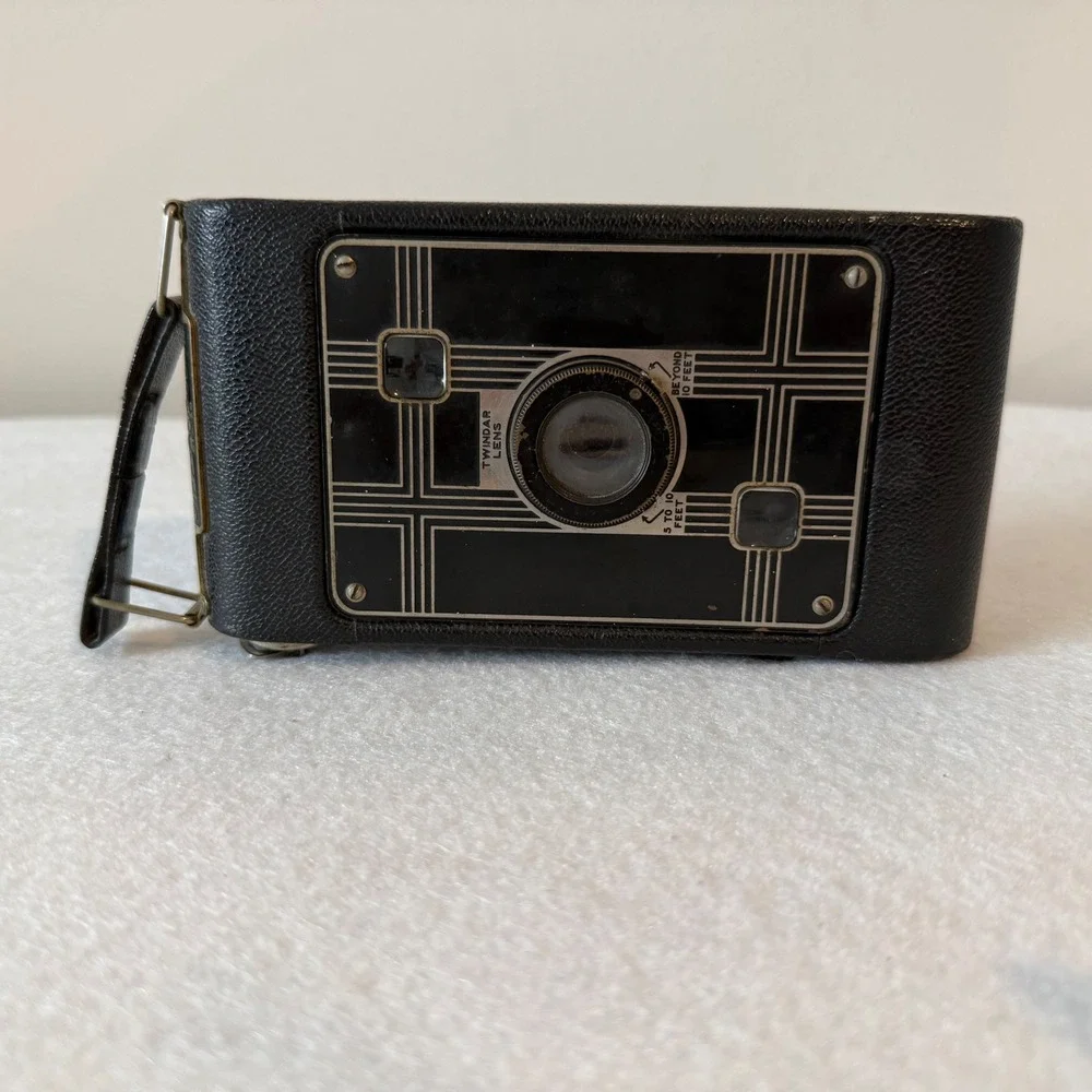 Vintage Kodak Jiffy Six-20 Folding Camera Art Deco‎ 1930s Untested